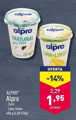 Oferta de Alpro - Coco por 1,95€ en ALDI