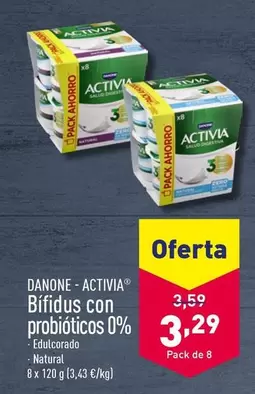 Oferta de Danone - Bifidus Con Probioticos 0% por 3,29€ en ALDI