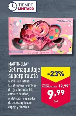 Oferta de Set Maquillaje Superpiruleta por 9,99€ en ALDI