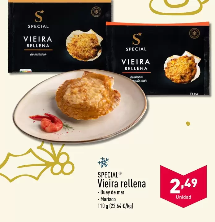 Oferta de Special - Vieira Rellena por 2,49€ en ALDI