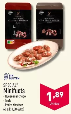 Oferta de Special - Minifuets por 1,89€ en ALDI