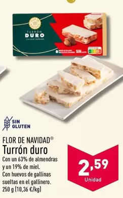 Oferta de Flor - Turron Duro por 2,59€ en ALDI