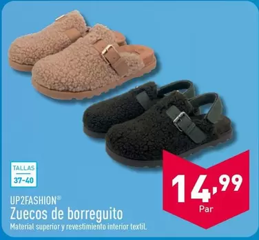 Oferta de Zuecos De Borreguito por 14,99€ en ALDI