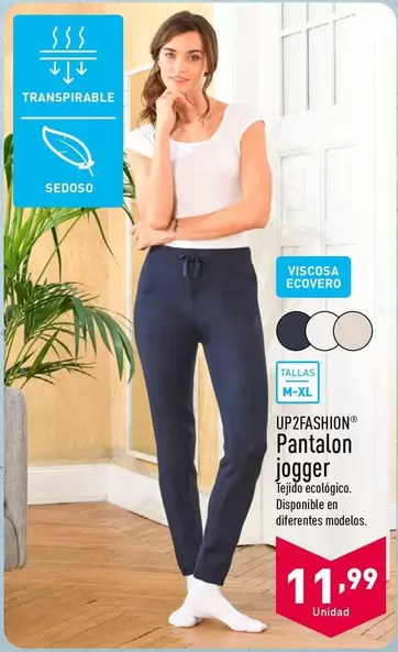 Oferta de Pantalon Jogger por 11,99€ en ALDI