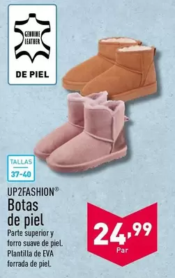 Oferta de Eva - Botas De Piel por 24,99€ en ALDI