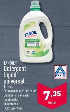 Oferta de Tandil - Detergent Liquid Universal por 7,35€ en ALDI