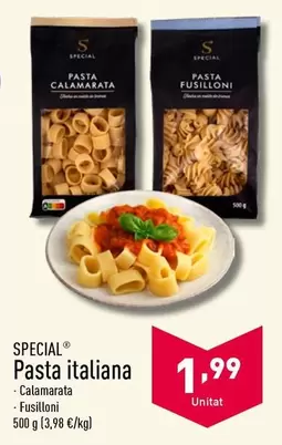 Oferta de Special - Pasta Italiana por 1,99€ en ALDI