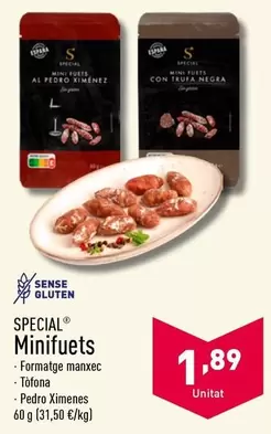 Oferta de Special - Minifuets por 1,89€ en ALDI