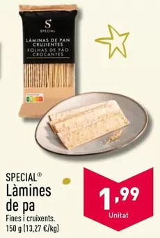 Oferta de Special - Làmines De Pa por 1,99€ en ALDI