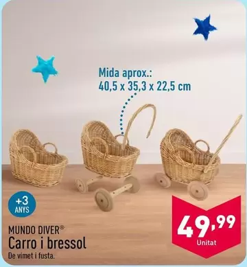 Oferta de Mundo Diver - Carro I Bressol por 49,99€ en ALDI