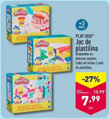 Oferta de Play-Doh - Joc De Plastilina por 7,99€ en ALDI