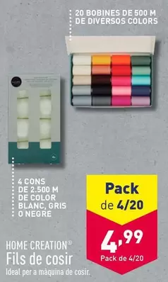 Oferta de Home Creation - Films De Cosir por 4,99€ en ALDI