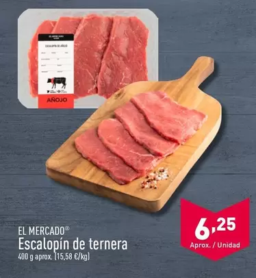 Oferta de Escalopín De Ternera por 6,25€ en ALDI