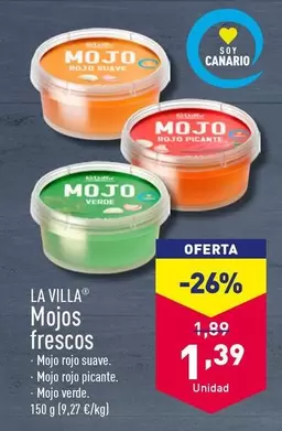 Oferta de La Villa - Mojos Frescos por 1,39€ en ALDI