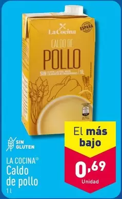 Oferta de España - Caldo De Pollo por 0,69€ en ALDI