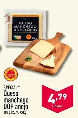 Oferta de Origen - Queso Manchego DOP Anejo por 4,79€ en ALDI