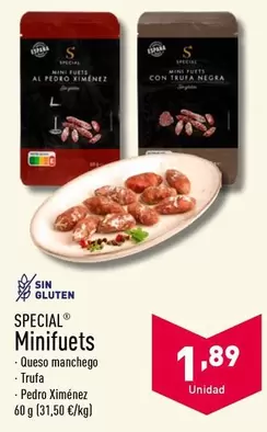 Oferta de Special -  Minifuets por 1,89€ en ALDI