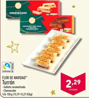 Oferta de Flor De Navidad - Turron por 2,29€ en ALDI