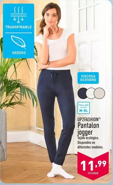 Oferta de Up2fashion - Pantalon Jogger por 11,99€ en ALDI