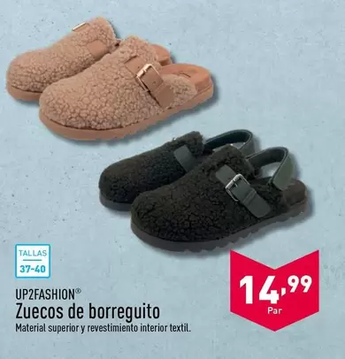 Oferta de Zuecos De Borreguito por 14,99€ en ALDI