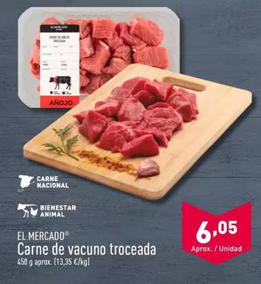 Oferta de Carne De Vacuno Troceada por 6,05€ en ALDI