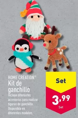 Oferta de Home - Home Creation Kit De Ganchillo por 3,99€ en ALDI