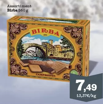 Oferta de Birba - Assortiment por 7,49€ en Sorli