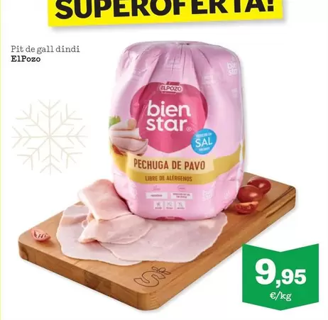 Oferta de Elpozo - Pechuga De Pavo por 9,95€ en Sorli