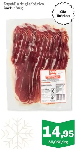 Oferta de Espatlla De Gla Iberica por 14,95€ en Sorli