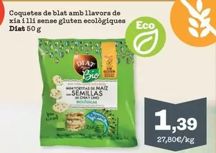 Oferta de Eco - Coquetes De Blat Amb Llavors De Xai I Li Sense Gluten logiques por 1,39€ en Sorli