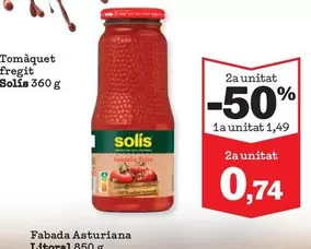 Oferta de Solís - Fabada Asturiana por 1,49€ en Sorli