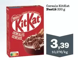 Oferta de Nestlé - Cereals Kitkat por 3,39€ en Sorli