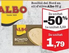 Oferta de Albo - Bonitol Del Nord En Aceite De Oliva por 3,59€ en Sorli