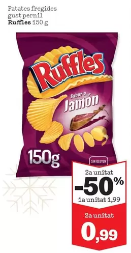 Oferta de Ruffles - Patates Fregides Gust Pernil por 1,99€ en Sorli