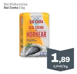 Oferta de Sal Costa - Sal D'alta Cuina por 1,89€ en Sorli