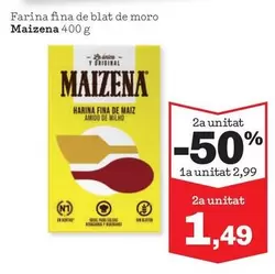 Oferta de Maizena - Farina Ana De Blat De Moro por 2,99€ en Sorli