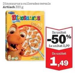 Oferta de Artiach - Dinosaurus A Cullerades Cereals por 2,99€ en Sorli