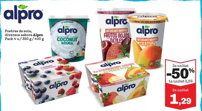 Oferta de Alpro - Paettes De Golóc De Avenos Aprox por 2,59€ en Sorli