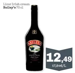 Oferta de Baileys - Licor Irish Cream por 12,49€ en Sorli