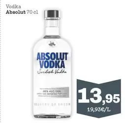 Oferta de Absolut - Vodka por 13,95€ en Sorli