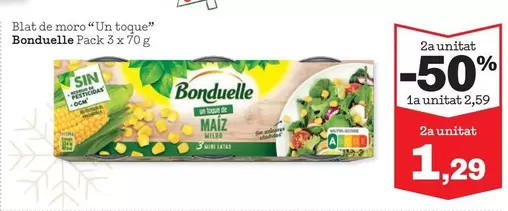 Oferta de Bonduelle - Blat De Moro 6 Un Toque por 2,59€ en Sorli