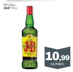 Oferta de J&B - Whisky por 10,99€ en Sorli