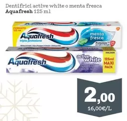 Oferta de White - Dentifrici Active  O Menta Fresca por 2€ en Sorli