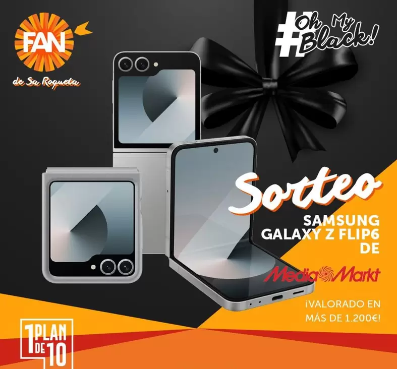 Oferta de My - Galaxy Z Flip6 por 1€ en Fan Mallorca Shopping