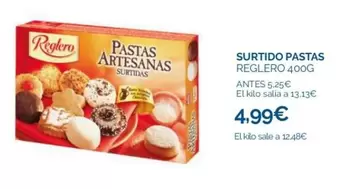 Oferta de Reglero - Surtido Pastas por 4,99€ en La Despensa Express