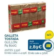 Oferta de Gullón - Galleta Tostada por 2,89€ en La Despensa Express