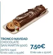 Oferta de Tronco Navidad Chocolate por 7,5€ en La Despensa Express