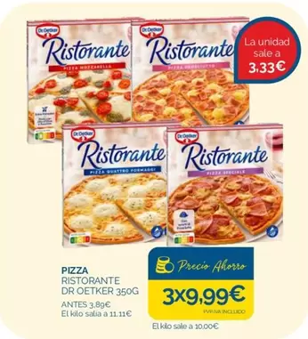 Oferta de Dr Oetker - Pizza Ristorante por 3,33€ en La Despensa Express