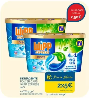 Oferta de Wipp - Detergente por 2,5€ en La Despensa Express