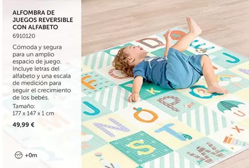 Oferta de Segura - Alfombra De Juegos Reversible Con Alfabeto por 49,99€ en EurekaKids